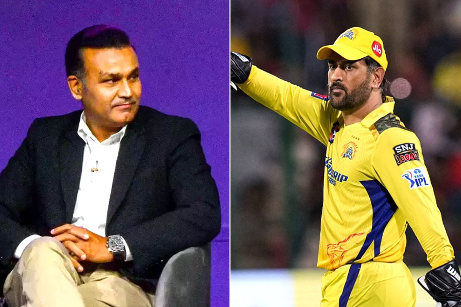 Virender Sehwag calls MS Dhoni 'buzurg' after a stunning catch