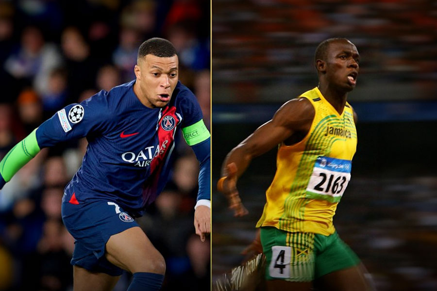 Social media buzzed with claims that Kylian Mbappe nearly shattered Usain Bolt's legendary 100-meter world record