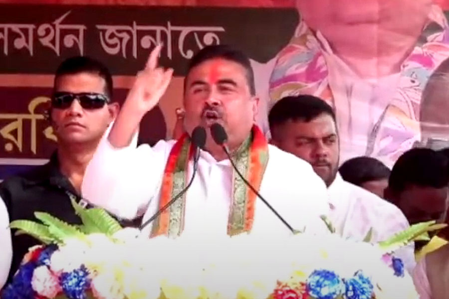 Suvendu Adhikari slam TMC from Sandeshkhali BJP rally