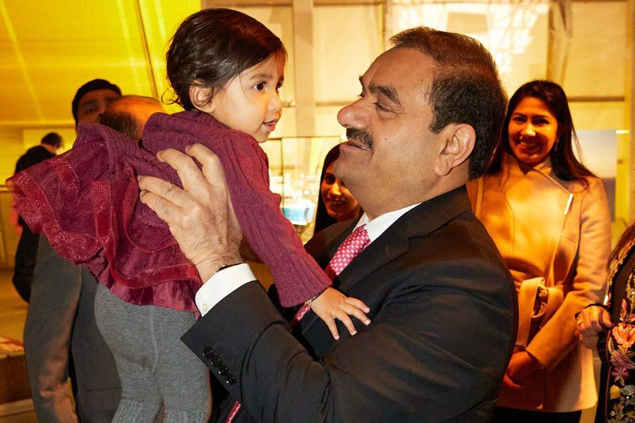 Gautam Adani shared picture of himself with his granddaughter