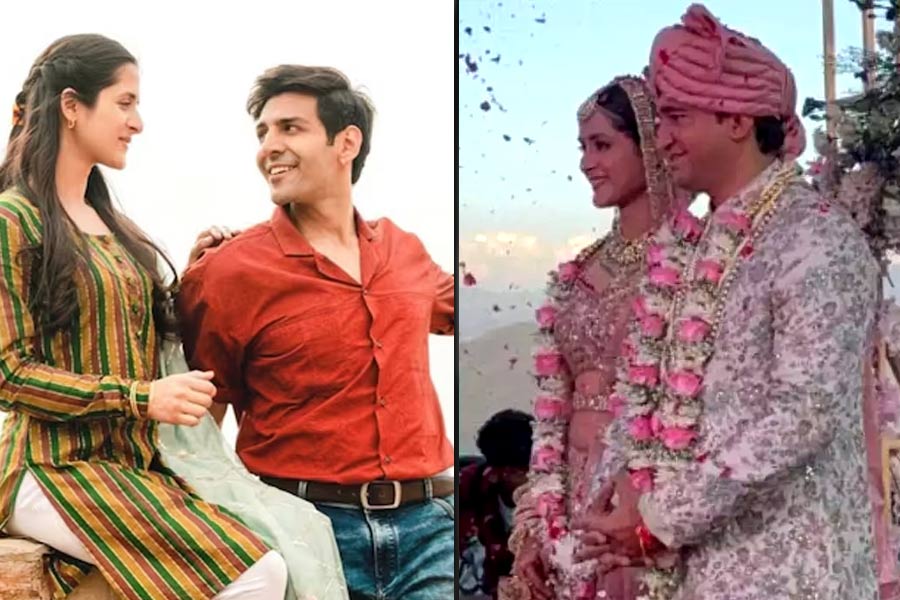 Love Aaj Kal 2 famed Arushi Sharma weds Casting Director Vaibhav Vishant