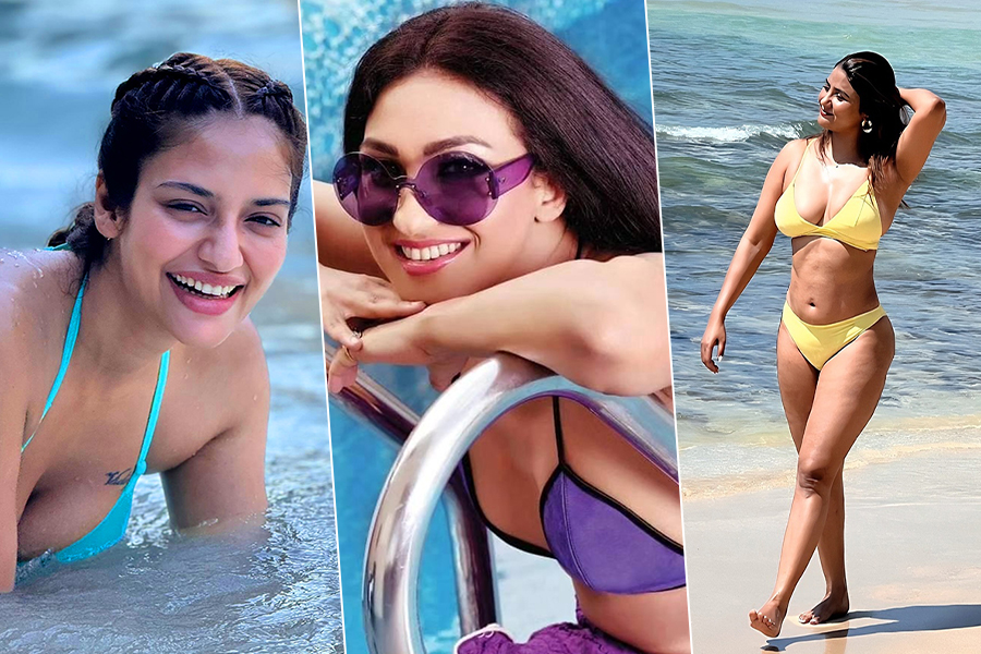 সুপার হট দিনে সুপার বোল্ড, দেখুন টলি সুন্দরীদের জলকেলির ছবি