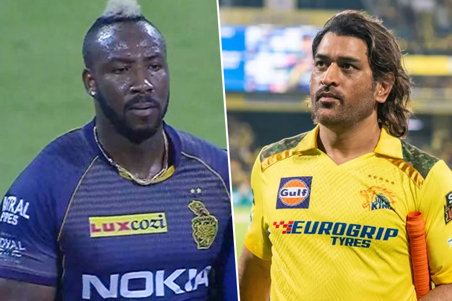 IPL 2024: Andre Russell's shocking reaction as CSK fans roars for MS Dhoni