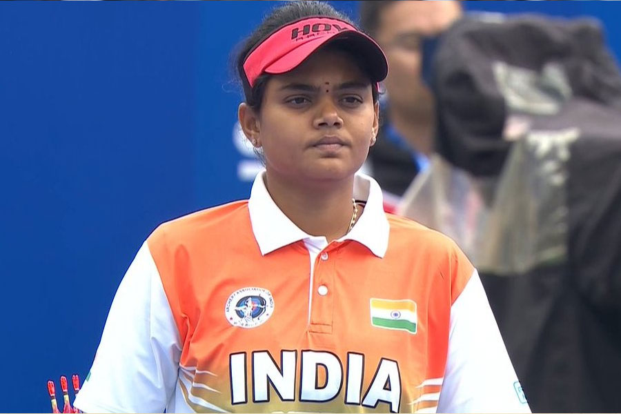 India's Jyothi Surekha Vennam secures a hat-trick of Gold in archery