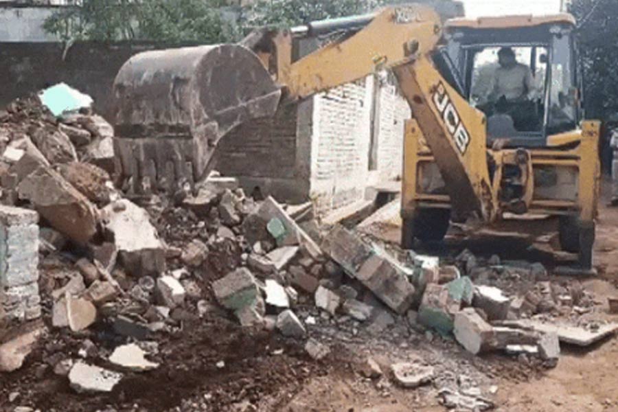 Bulldozer action on house of Madhya Pradesh man who allegedly assault woman