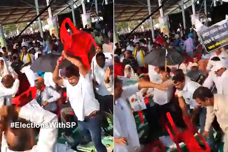 Massive chaos at INDIA alliance rally in Ranchi