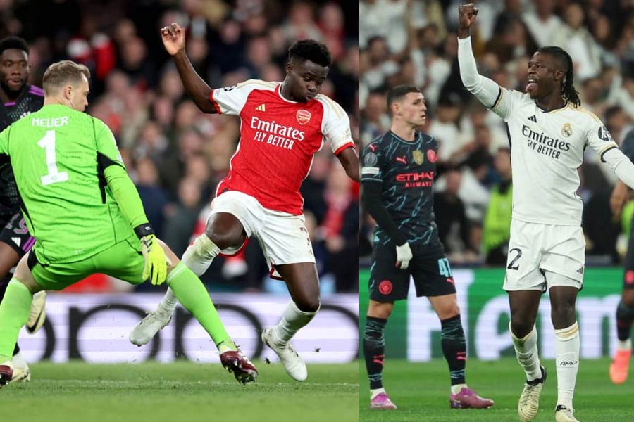 Champions League: Man City hold Real Madrid to thrilling 3-3 draw, Arsenal 2-2 Bayern