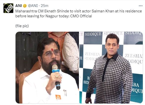 Salman Khan-Eknath Shinde