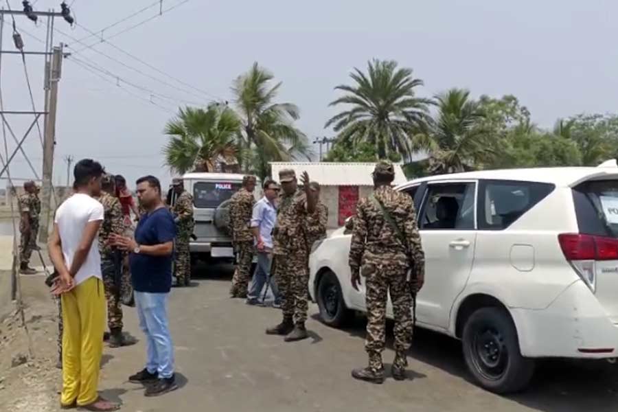 CBI raid in Sandeshkhali, arms recovered