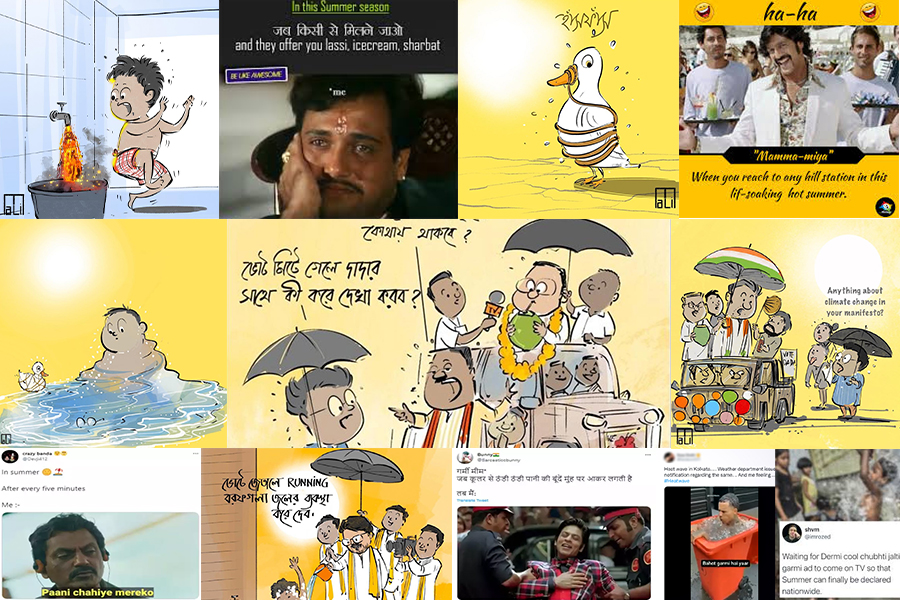 Social Media flooded with memes of hot weather of Bengal