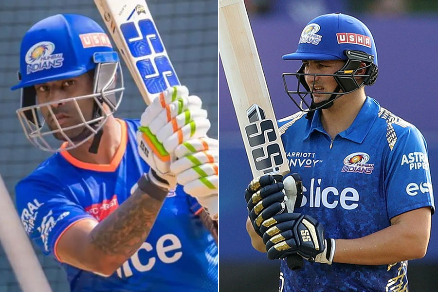 Mumbai Indians batters net practice session resulted in a 40 thousand rupees damage