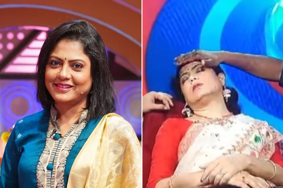 Actress, DD Bangla news reader Lopamudra Sinha fainted during live broadcast