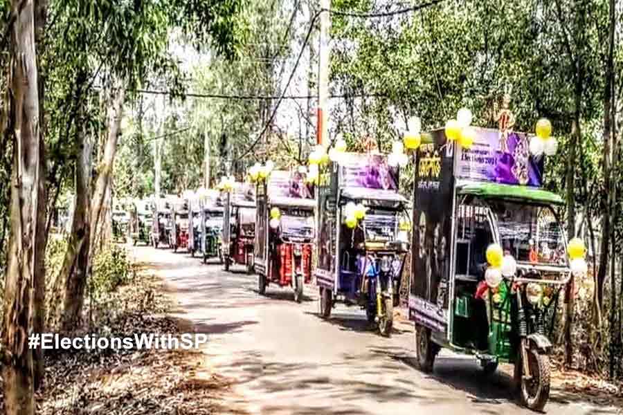 সব দলেরই প্রচারে ভরসা টোটো, ভোট উৎসবে বাড়তি লক্ষ্মীলাভ
