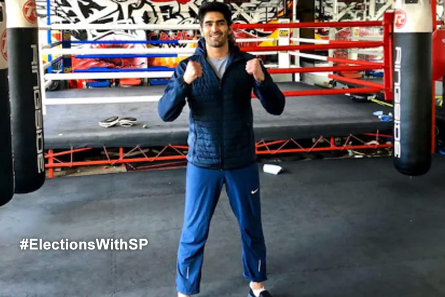 Olympic medal winner boxer Vijender Singh switches from Congress to BJP