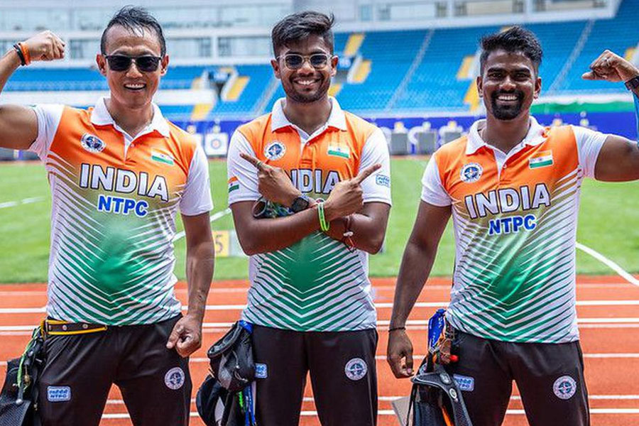 India beat South korea to claim men's recurve gold in Archery World Cup