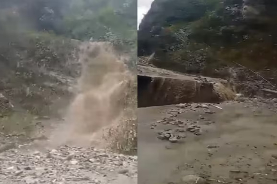 Massive landslide in Arunachal, connectivity cut off