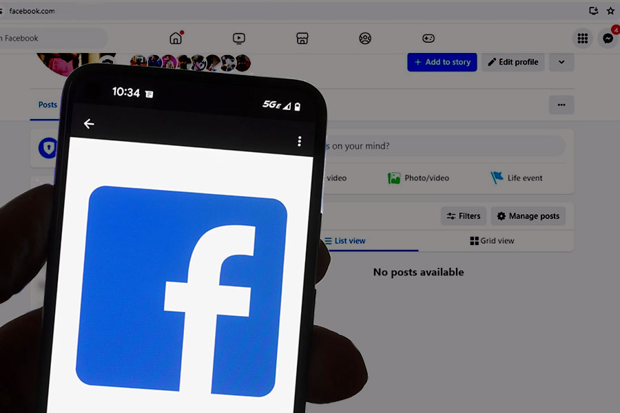 Facebook service hampered in some countries, timeline not visible