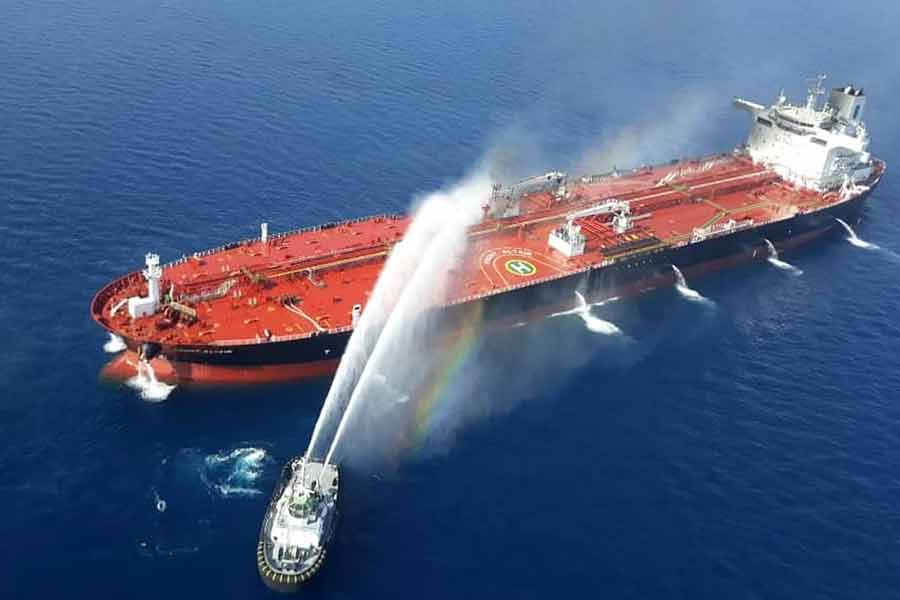 India-Bound Oil Tanker Hit By Missiles In Red Sea