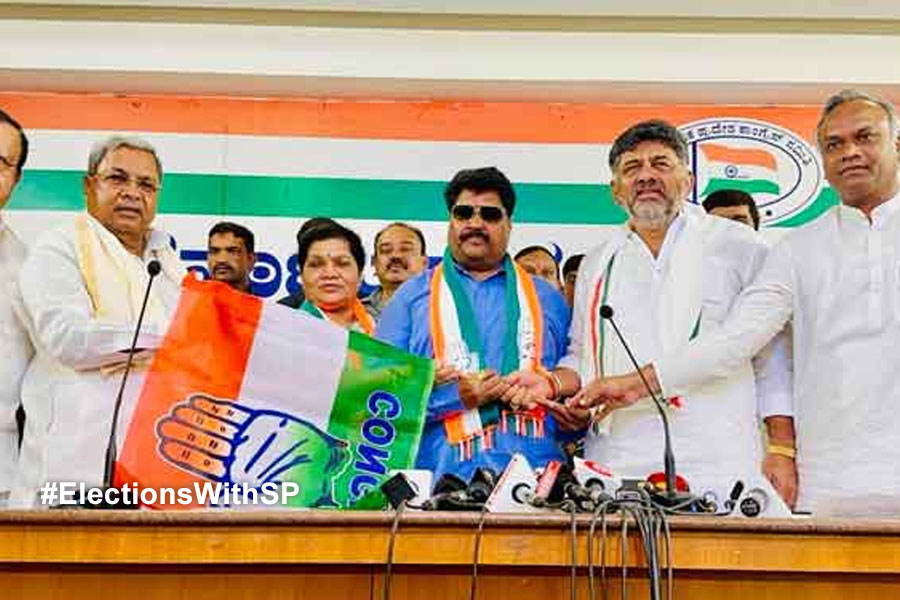 Ex Karnataka minister Malikayya Guttedar join Congress during 2024 Lok Sabha election