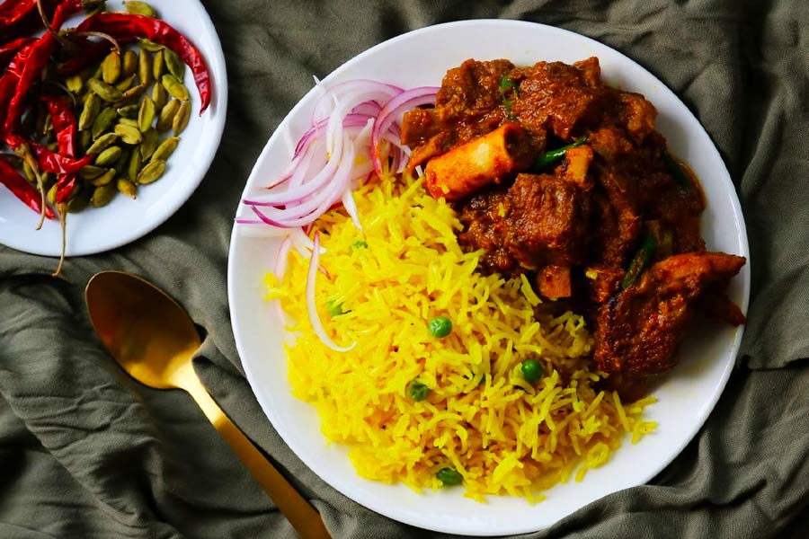 Poila Boishakh Recipe: mutton nihari with Kashmiri pulao recipe