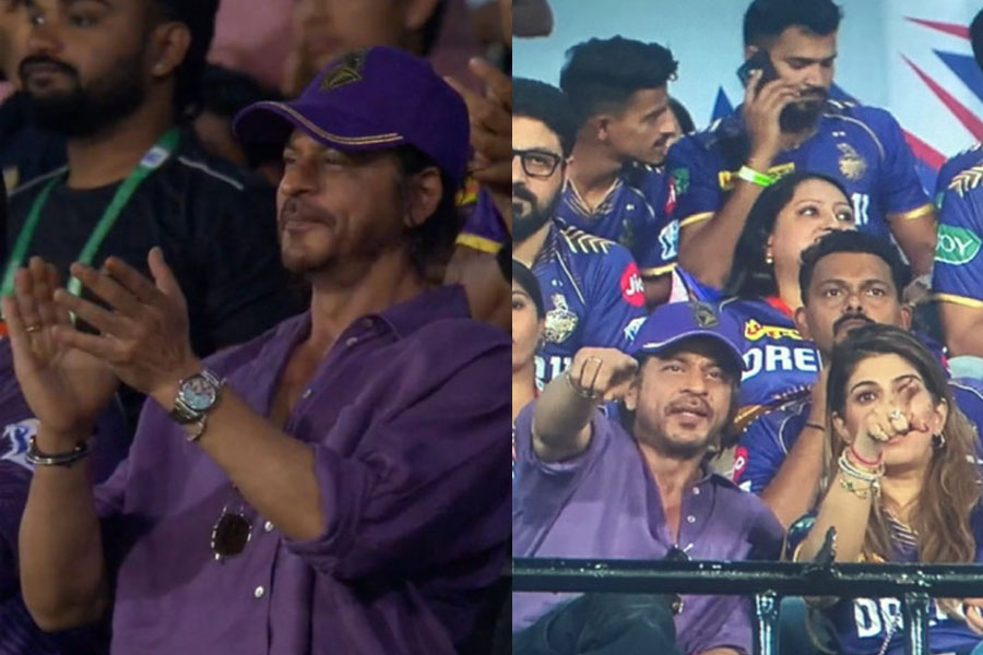 Shah Rukh Khan cheers for Narine, the woman with SRK got viral
