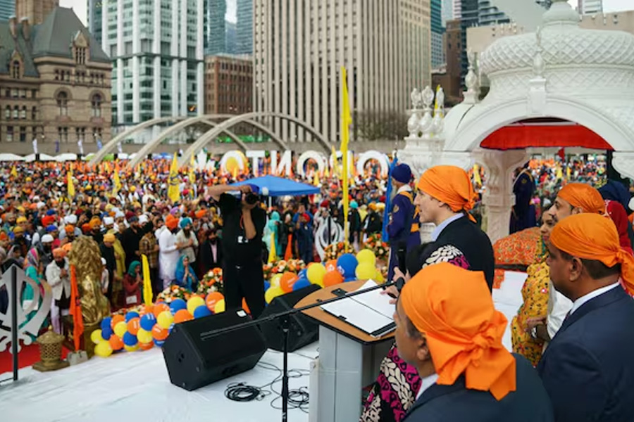 Pro Khalistan slogans raised at Justin Trudeau in Sikh event