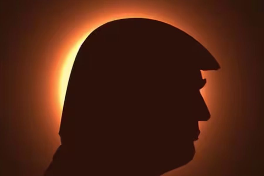 Donald Trump uses solar eclipse video for his election campaign