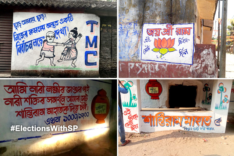 2024 Lok Sabha Polls: Congress candidate of Purulia Nepal Mahato complains ECI against wall painting of TMC and BJP