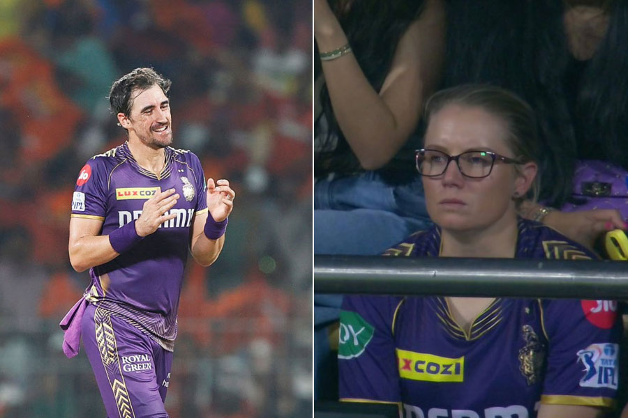 KKR bowler Mitchell Starc praises wife Alyssa Healy for turnaround in IPL 2024