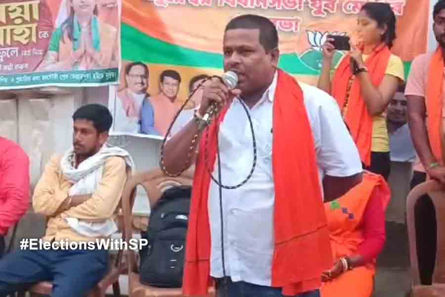 Birbhum BJP leader allegedly provokes party worker to attack on TMC
