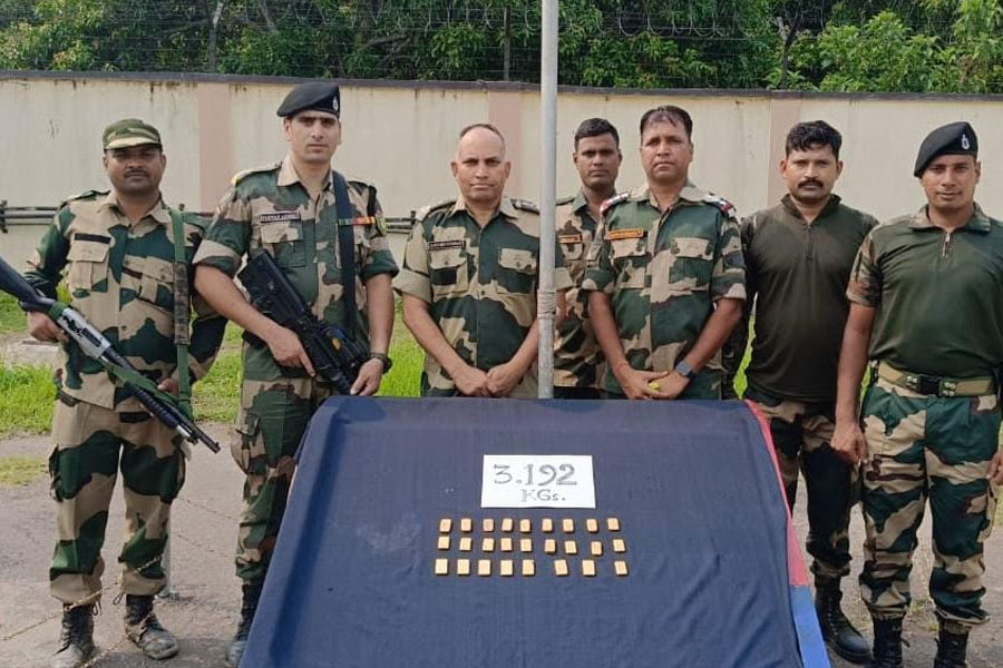 BSF stopped gold smuggling at Nadia border