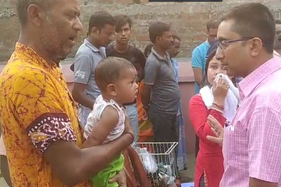 Atleast 150 including children fell sick after taking left over food at Birbhum