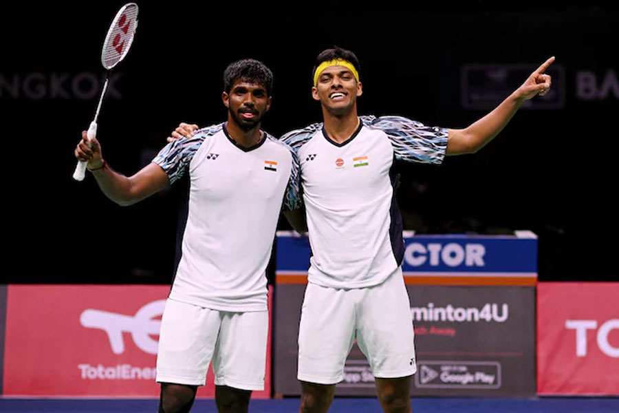 Satwiksairaj Rankireddy and Chirag Shetty pair win Thailand Open Men's Doubles