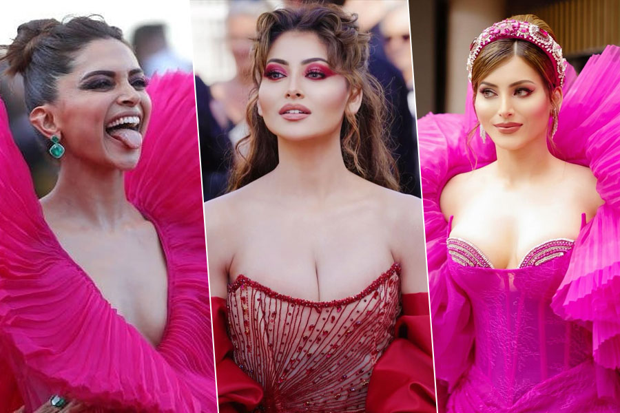 Urvashi Rautela almost copied Deepika Padukone's Cannes look