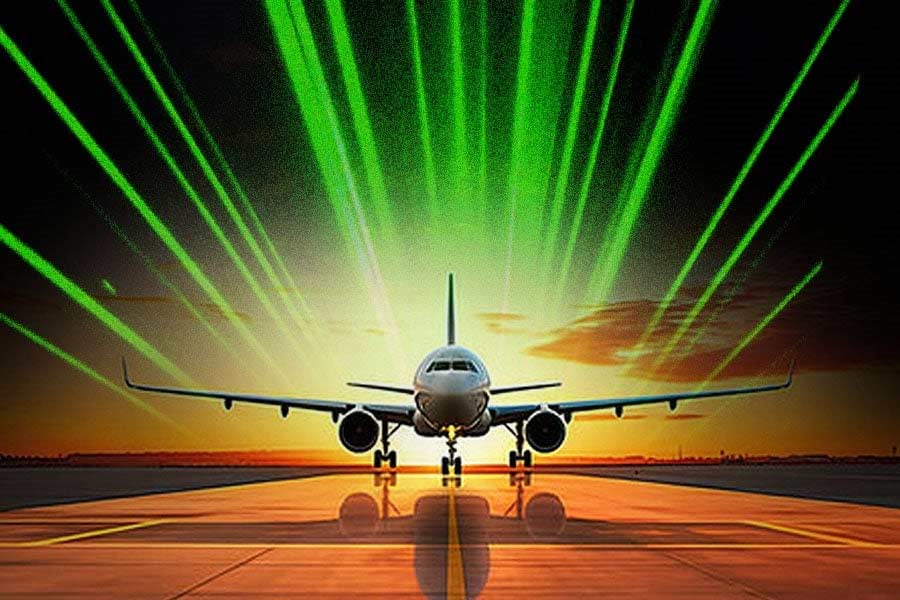 Laser light briefly blinds pilot while landing at Dum Dum Airport