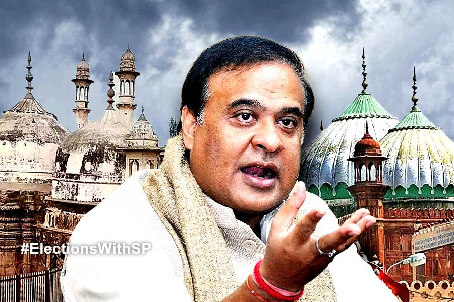 ‘কাশী-মথুরা বাকি হ্যায়’, ৪০০ আসনের টার্গেট পূরণে পুরনো স্লোগান মনে করালেন হিমন্ত