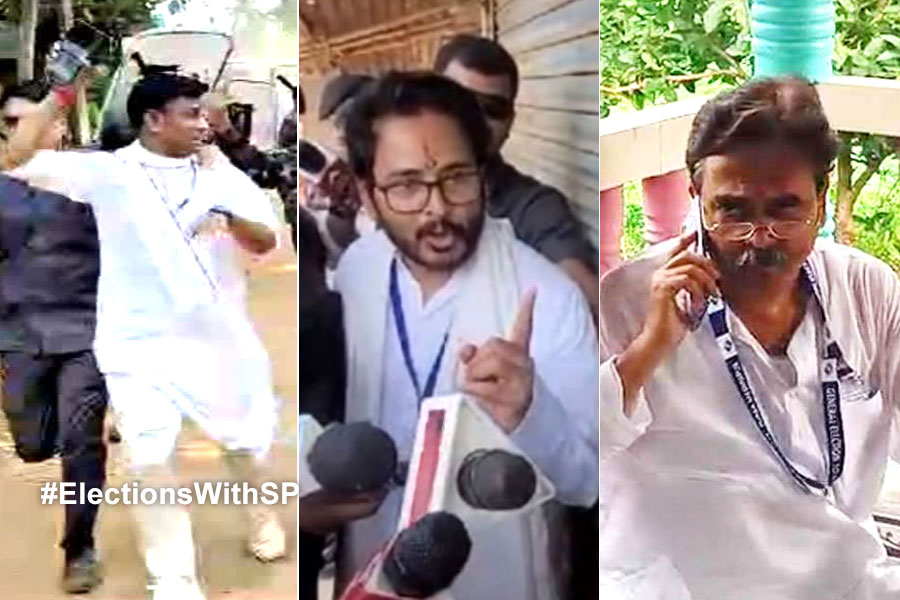 যত কাণ্ড মেদিনীপুরে, ষষ্ঠদফার ভোটে চেনা অশান্তির আঁচ পেল বাংলা