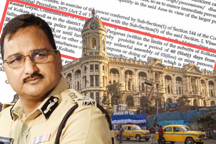 Kolkata Police to impose Section 144 for a period of two months