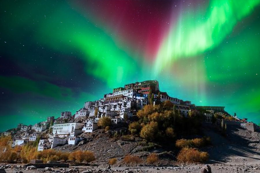 Aurora Borealis in Ladakh: How is it visible from this region
