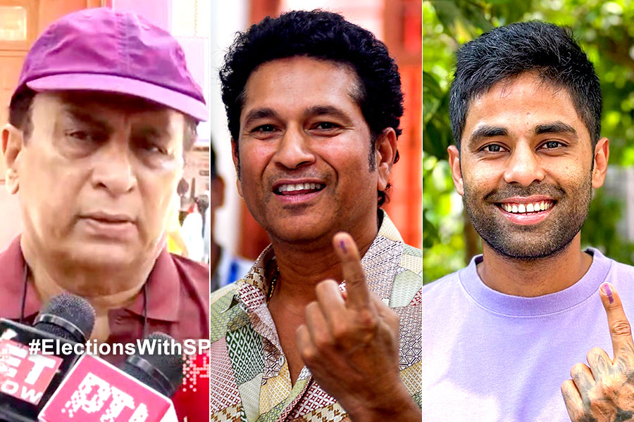 Indian cricket stars cast vote in Lok Sabha election 2024