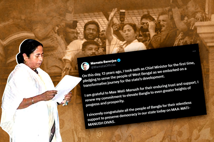 Mamata Banerjee recalls memory of taking oath as CM for the first time