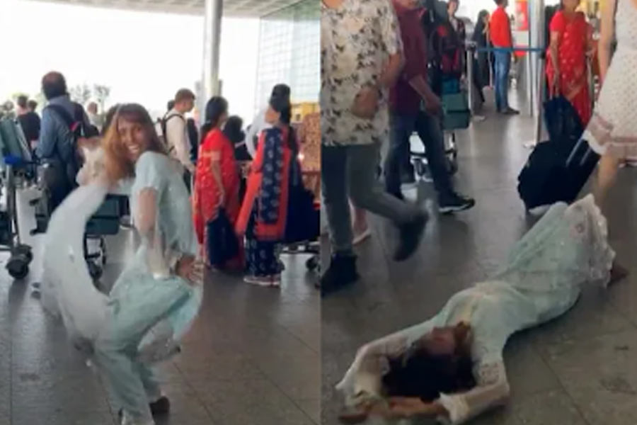 Internet reacts to woman's dance at Mumbai Airport