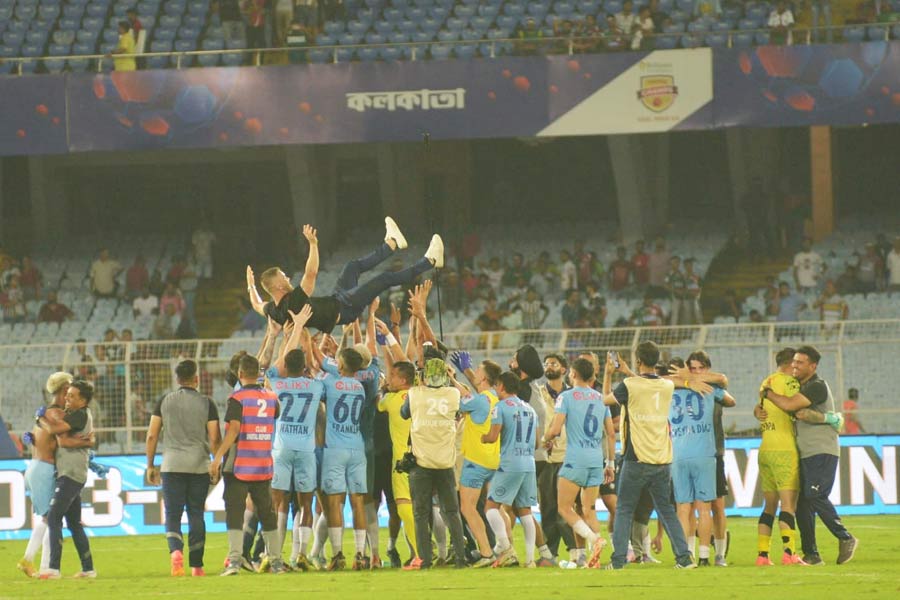 Mumbai City FC coach is happy with the performance in ISL final