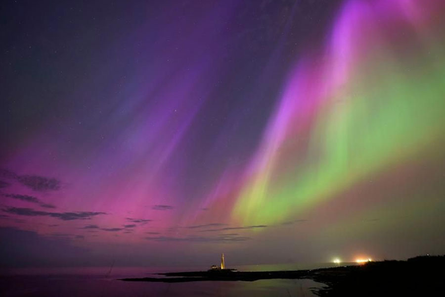 Northern lights stun UK in spectacular display after powerful Solar Storm