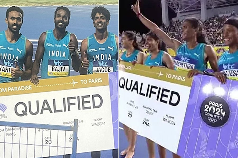 The Indian men's and women's relay teams qualified for Paris Olympics