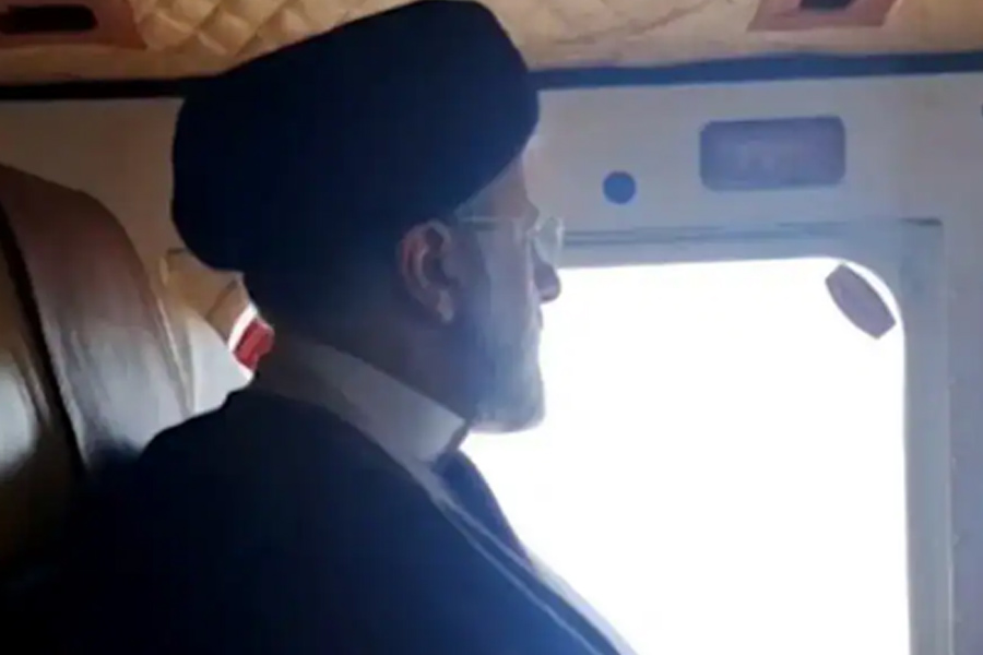 Likely last visuals of Iran president Raisi before chopper crash