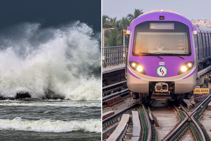 Metro services disrupted due to cyclone Remal