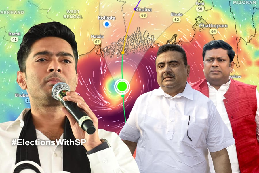 Abhishek Banerjee, BJP leaders cancelled road show for Cyclone Remal