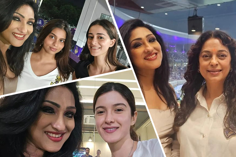 সুহানা, জুহি, অনন্যাদের সঙ্গে KKR জয়ের সাক্ষী ঋতুপর্ণা, কার কার সঙ্গে হলেন ফ্রেমবন্দি?
