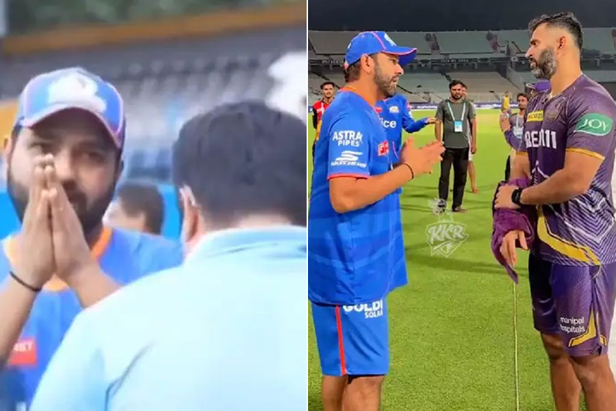 Rohit Sharma was seen making a humble request to cameraman to disable the audio